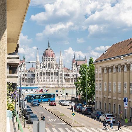 Bright Studio With Parliament View, Free Parking Budapest Exterior foto